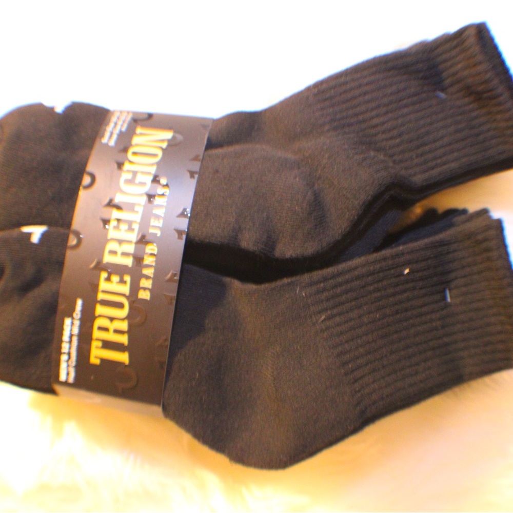 New true religion socks size(10-13) shoe size(8-12.5) 12 pack